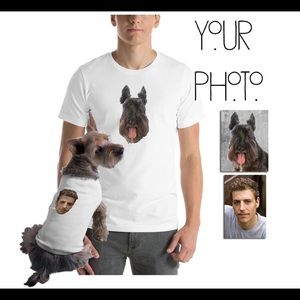 Custom dog dad pet shirt